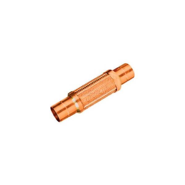 Mason Industries Bronze Hose & Braid w/ Copper Sweat Ends 1 x 8 CPSB 1x8 - main